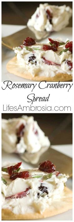 Rosemary and Cranberry Spread