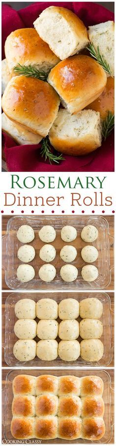 Rosemary Dinner Rolls