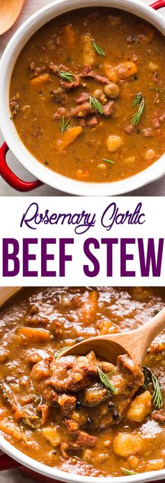 Rosemary Garlic Beef Stew