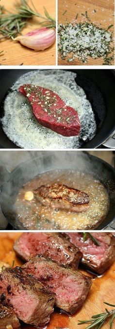 Rosemary Garlic Butter Steak