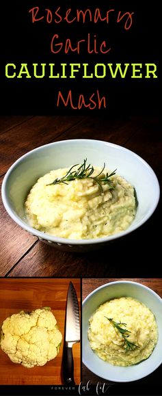 Rosemary Garlic Cauliflower Mash