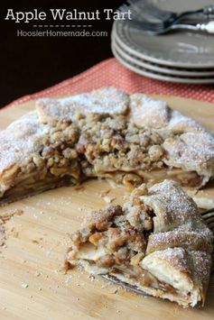 Rustic Apple Walnut Tart