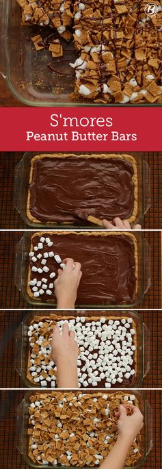 S’mores Peanut Butter Bars