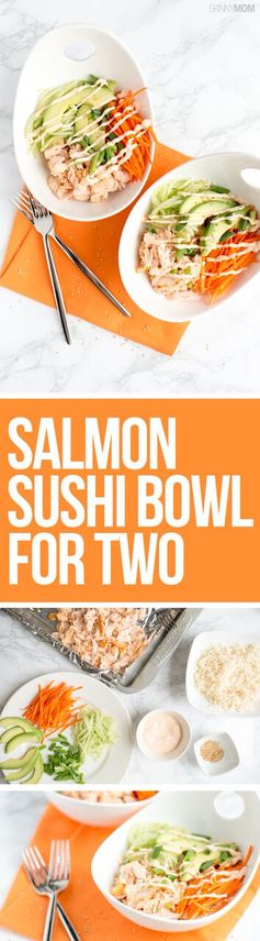 Salmon Sushi Bowls for Two