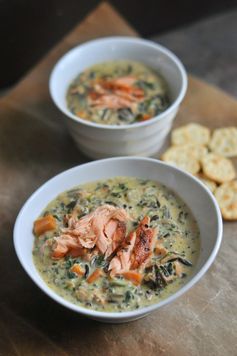 Salmon Wild Rice Soup