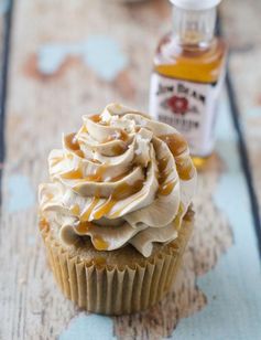 Salted Bourbon Butterscotch Cupcakes