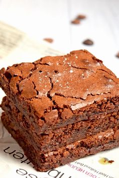 Salted Caramel Brownies (Low FODMAP & gluten-free