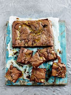 Salted caramel brownies