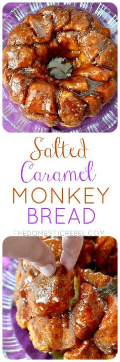 Salted Caramel Monkey Bread