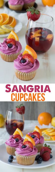 Sangria Cupcakes