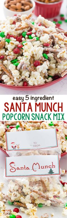 Santa Munch Popcorn Snack Mix