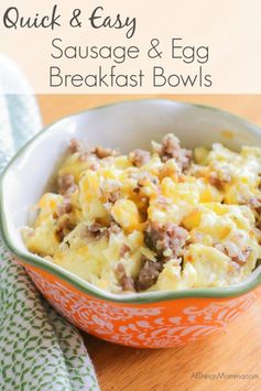 Sausage & Egg Breakfast Bowls