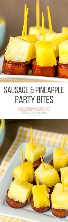 Sausage and Pineapple Party Bites