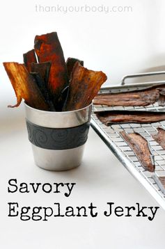 Savory Eggplant Jerky