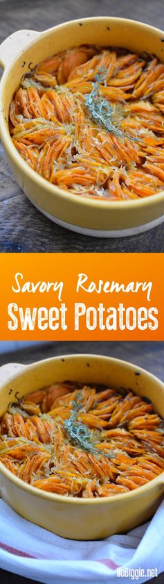 Savory Rosemary Sweet Potatoes