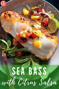 Sea Bass with Citrus Salsa