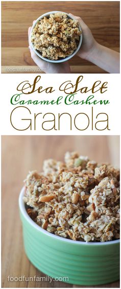 Sea Salt Caramel Cashew Granola