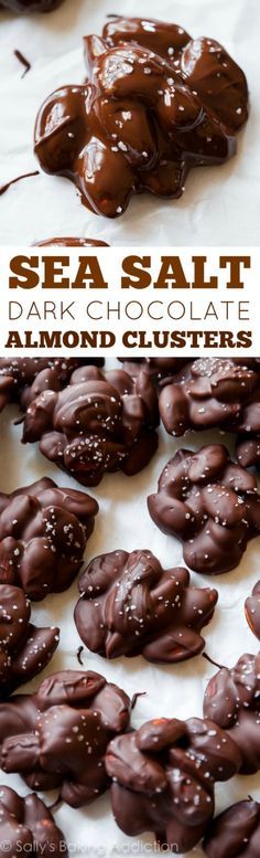 Sea Salt Dark Chocolate Almond Clusters