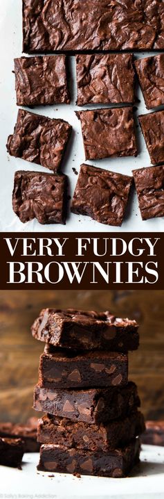 Seriously Fudgy Homemade Brownies