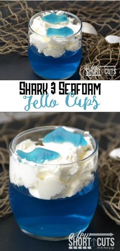 Shark & Seafoam Jello Cups