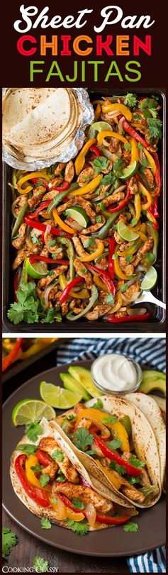 Sheet Pan Chicken Fajitas