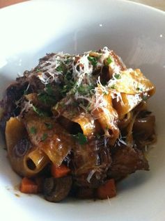 Short Rib Ragu with Pappardelle and Pecorino Romano