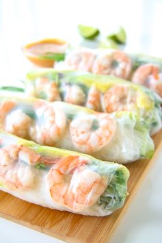 Shrimp and Avocado Summer Rolls