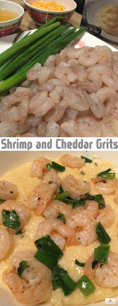 Shrimp and Cheddar Grits