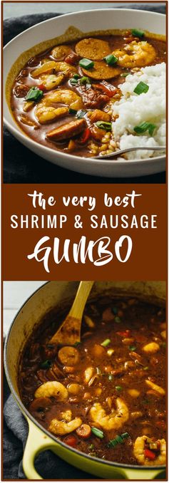 Shrimp and sausage gumbo