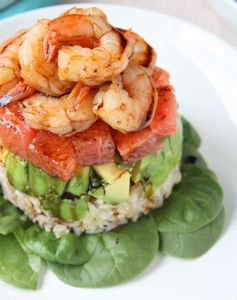 Shrimp Salad with Grapefruit and Avocado