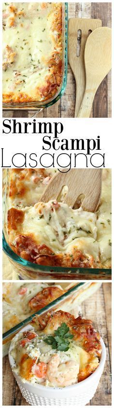 Shrimp Scampi Lasagna