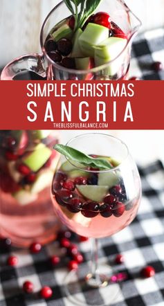 Simple Christmas Sangria