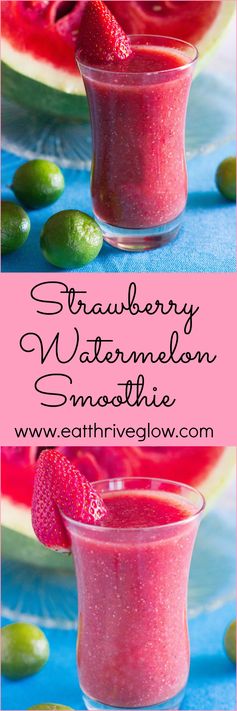 Simple Strawberry Watermelon Smoothie