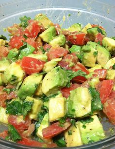 Simple Tomato and Avocado Salad