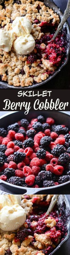 Skillet Berry Cobbler