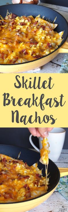 Skillet Breakfast Nachos