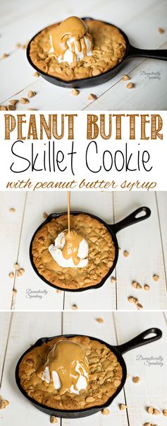 Skillet Peanut Butter Cookie