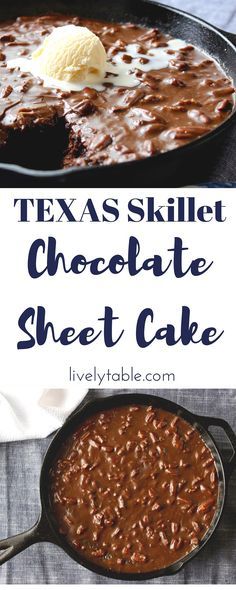 Skillet Texas Chocolate Sheet Cake