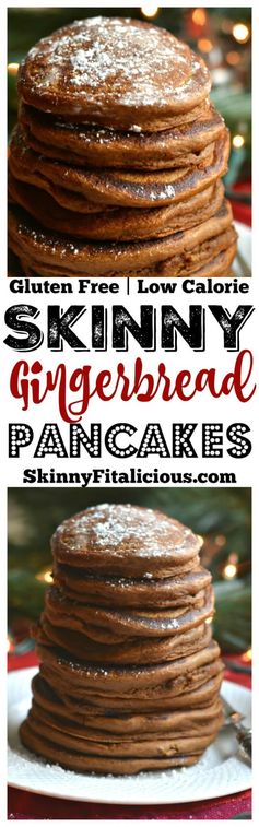 Skinny Gingerbread Pancakes