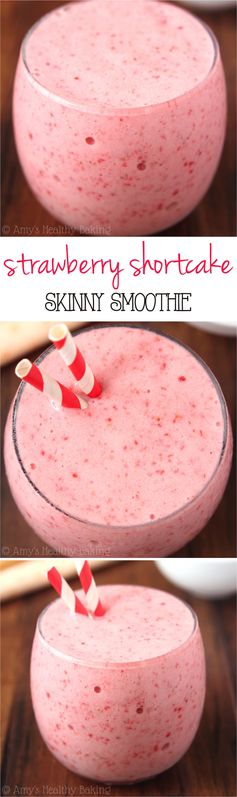 Skinny Strawberry Shortcake Smoothie