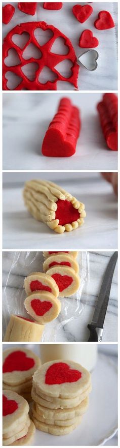 Slice n' Bake Valentine Heart Cookies