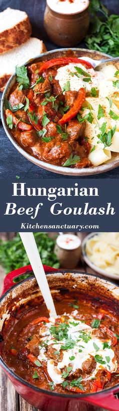 Slow-Cooked Hungarian Beef Goulash