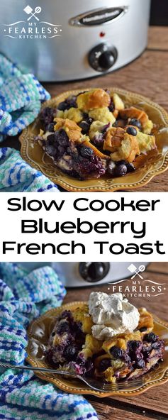 Slow Cooker Blueberry French Toast