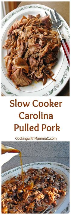 Slow Cooker Carolina Pulled Pork