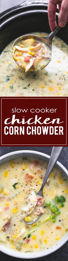 Slow Cooker Chicken Corn Chowder