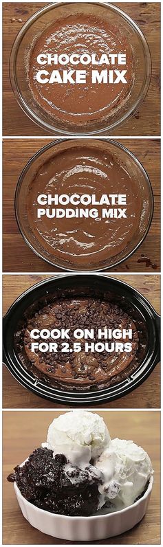 Slow-Cooker Chocolate Lava Cake