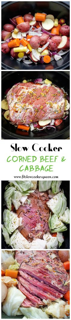 Slow Cooker Corned Beef and Cabbage