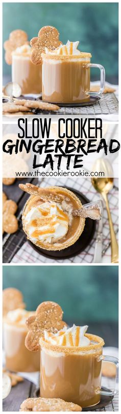 Slow Cooker Gingerbread Latte