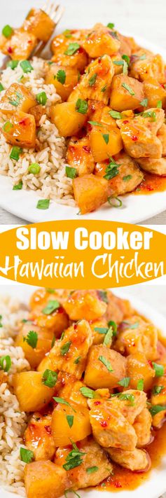 Slow Cooker Hawaiian Chicken with Pineapple
