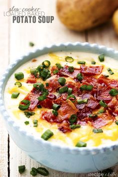 Slow Cooker Loaded Baked Potato Soup